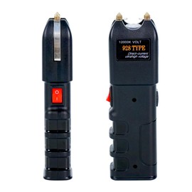 Generic LED Flashlight for Self Defense, Portable and Rechargeable, Standard, Black