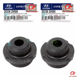 Hyundai, Kia GENUINE 2pcs Radiator MTG Lower Insulator Accent Elantra Veloster Venue 11-22
