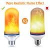 CPPSLEE Upgraded LED Flame Light Bulbs, 4 Modes Flickering Light