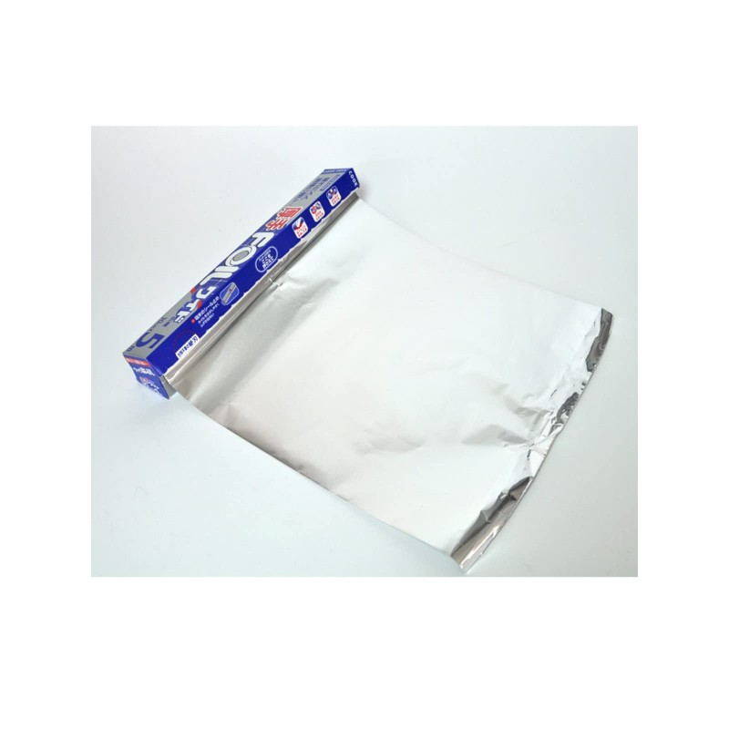 MU Packaging Aluminum Foil, Thick, Wide Wide, Silver, Width 11.8