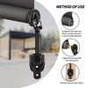 Caeafvoye Sun Shade Replacement Parts Kit: Reinforced Tie Downs &