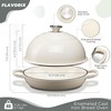 FLAVORIX Dutch Oven for Sourdough Bread Baking, Enameled Cast Iron