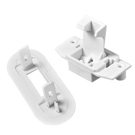 WH02X24399 Washer Lid Lock Striker & WH01X24381 Washer Lid Lock Bezel Assembly - Replacement for GE Hotpoint Top Load Washing Machine Lid Lock Switch Replaces 4455158 4502680