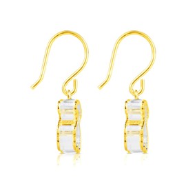 TOUS Aretes de Plata Vermeil para Mujer con Motivo de Oso de 1,15 cm, Plata de Ley 925 con Chapado de Oro, Bonitos y Discretos, Colección Galaxy