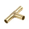 A ABSOPRO Brass Hose Fitting 10 mm 3-Way Tee Joiner