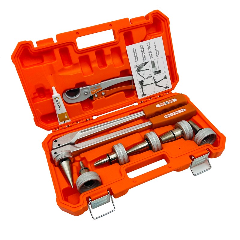 Purseter Manual PEX Pipe Expander Tool Kit with 5PCS be