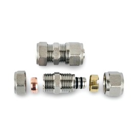 16mm Composite Pipe to 15mm Copper Pipe Reducer Adapter