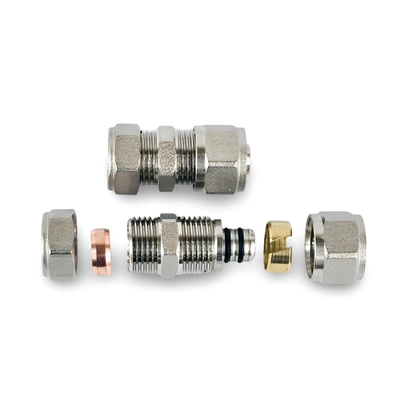16mm Composite Pipe to 15mm Copper Pipe Reducer Adapter