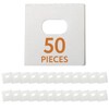 Impresa Clear Vertical Blind Repair Tabs - 50 Clear, Stick-On