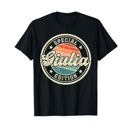 Special Edition First Name Retro Giulia T-Shirt