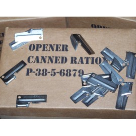 P38 Can Openers 25 Pack Shelby Made in USA Stainless Steel Military Hiking Camping