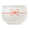 Koyo Pottery 23359 Guinomi Japanese Tableware, Round Knot Guinomi, White