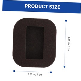 TEHAUX 10pcs Chair Caster Cups Felt Floor Protectors Non-Slip Furniture Pads Furniture Coasters Wheel Stoppers