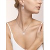 Pearl Necklace and Earring Set Faux Pearl Stud Earrings Pearl