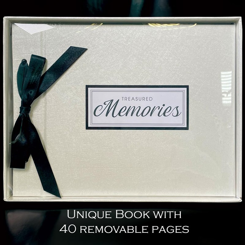 Treasured Memories Book, A Visitors Book for Funerals and Bereavement
