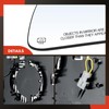 A-Premium Right Passenger Side Heated Mirror Glass - Compatible with