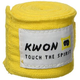 KWON 4053800 Boxing Bandage Elastic Yellow