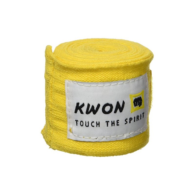 KWON 4053800 Boxing Bandage Elastic Yellow