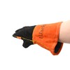 UJack Camping Gloves, Heat Resistant Gloves, Three-Layer Construction, Cowhide Leather,