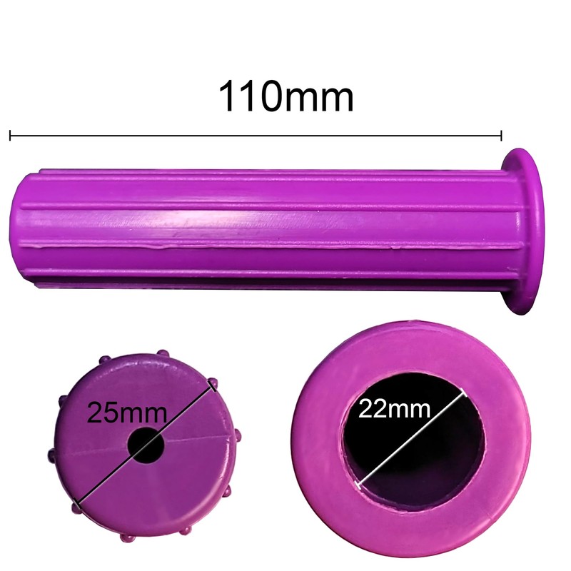 Purple Handle Hand Grips Anti Slip Handlebar Grips for Wheelbarrow