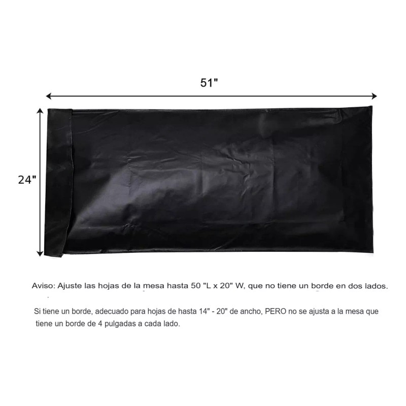 Funda Acolchada Para Hoja De Mesa Plegable 130cm X 60cm