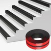 Elvone Stair Nosing, Rubber Edging Guard Trim Self Adhesive, Vinyl