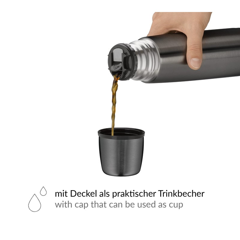 alfi ISOTHERM PERFECT AV 500 ml, Cool Grey Matt, Stainless