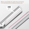 WDVFETGBGHHDSCFRCE Compatible with Tweezerman facial razor refills, (Pack of 30).