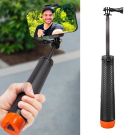 Selfie Stick Trípode, Palo Selfie Telescópico Liviano, Extensión para Disparar Accesorios de Vlog de Video, Selfie Flotante Resistente Al Agua para Acción 5 Pro 4 3 para X4 X3