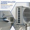 PATIKIL M8 25x15mm Rubber Isolator Mounts, 8 Pcs Rubber Studs