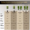 GLOWRIUM Grow Light with Stand,2-Head LED Plant Light for Indoor
