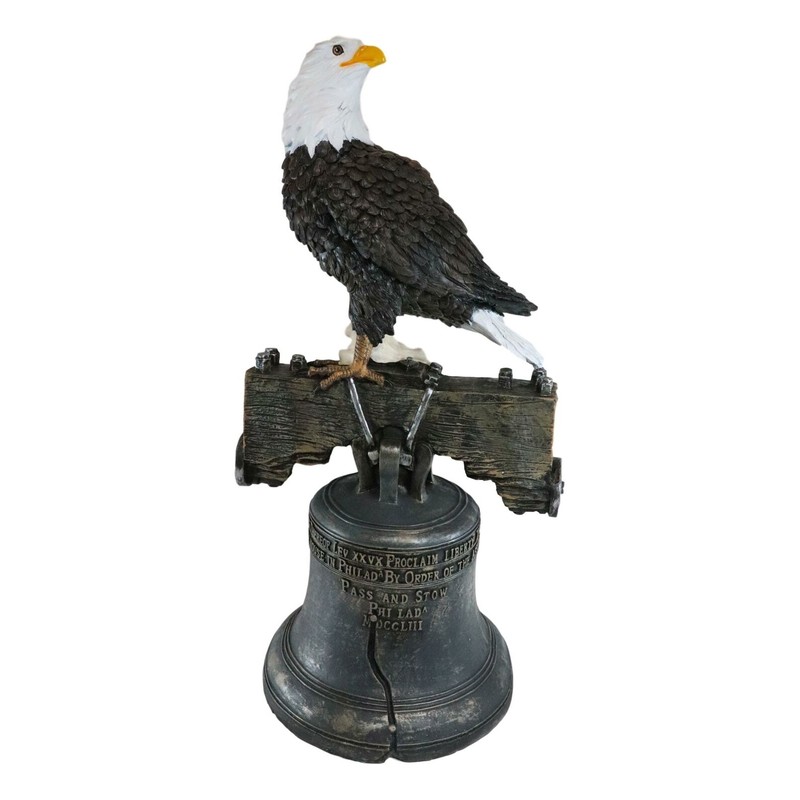 Ebros Independence Day American Patriotic Glory Bald Eagle Liberty Bell