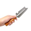 Honbay Sharp Multifunctional Stainless Steel Wooden Handle Knife Fruits Peeler