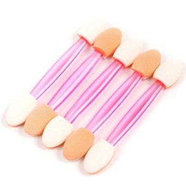 Professional Double Head Eyeshadow Brush Cosmetic Tool Disposable Eyeshadow Sponge Makeup Applicator (40 Pieces)