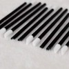 FELICIA 100pcs Microfiber Brushes Eyelash Applicator Disposable Lip Brush Pine