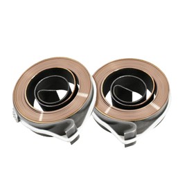 FOCMKEAS 2 Pcs Drill Press Return Spring,Drill Press, Quill Springs,Feed Return Coil Spring Assembly,2.24" Outer Diameter,0.04" Thickness,0.39" Width,60.63" Expand Long,1 * 10 * 1540 * 57mm G102