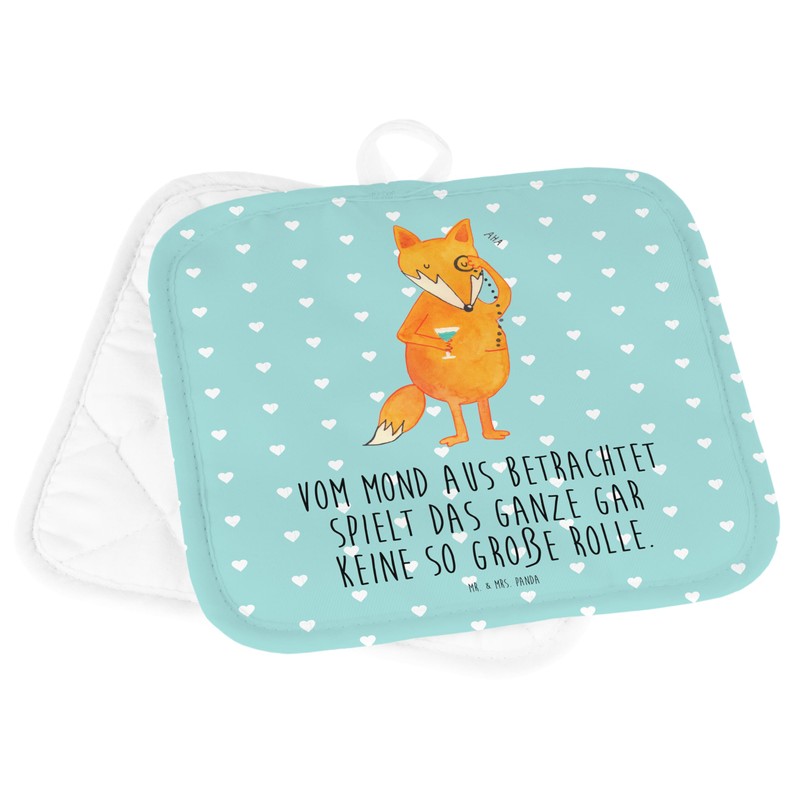 Mr. & Mrs. Panda Set of 2 Pot Holders Fox