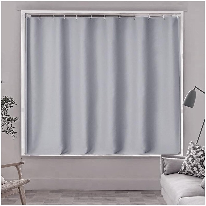 Gxi Grey Blackout Bottom Bunk Bed Curtain Privacy Canopy Single