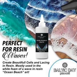 BALTIC DAY – 24 Pigment Paste for Epoxy Resin [20g] – Opaque Epoxy Colorant, Liquid Dye & Mica Powder for DIY Resin Art, Molds, Coasters, Tumblers, Jewelry Making & Wood Projects