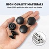 6 Pcs Round Knobs, Furniture Door Knobs, Brushed Nickel Knobs,