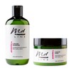md line Curling Kit 2 Curls Hair Shampoo Mask