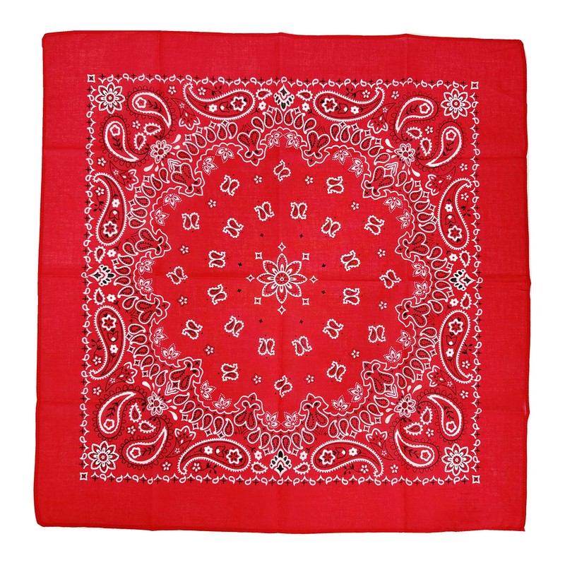 HankieWorld Single Pack Bandanas 60s Premium Cotton Soft Thin Handfeel
