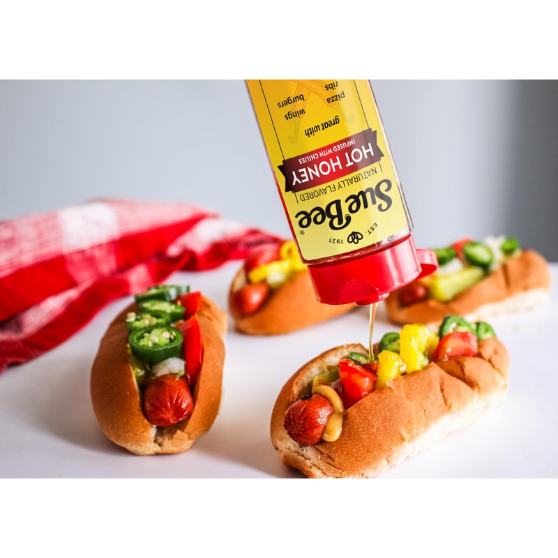 Sue Bee Naturally Flavored Hot Honey Chili Infused For Ribs,