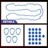 HiSport Valve Cover Gasket Set - Compatible with Chevy Colorado
