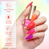 SUPWEE Bright Neon Nail Polish Set, Summer Rainbow Quick Dry