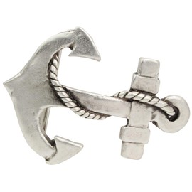 BELTINGER Belt Buckle Anchor 4.0 cm | Buckle Interchangeable Buckle Belt Buckle 40 mm Solid | Interchangeable Belt up to 4 cm, Antique silver
