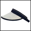 White Fang CA554 Women's Visor, Sun Visor, Plain, Hat, Foldable,