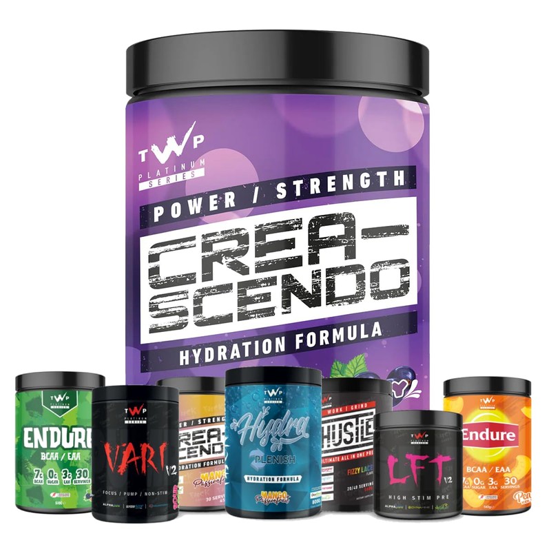 TWP Nutrition Platinum Series Crea-Scendo Creatine Powder, 470g / 250g