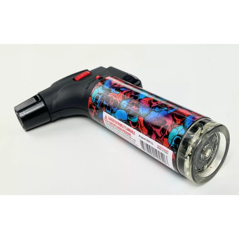 12 Pack Jumbo 4" Single Jet Flame Torch Gun Lighter