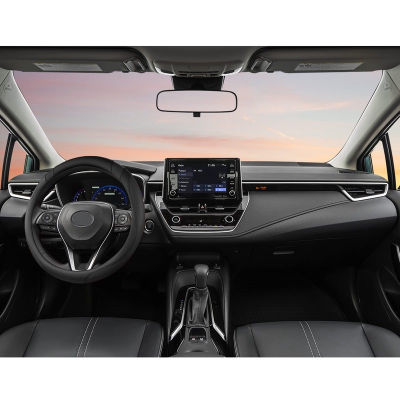 West Llama Customized Auto Car Steering Wheel Cover for Toyota